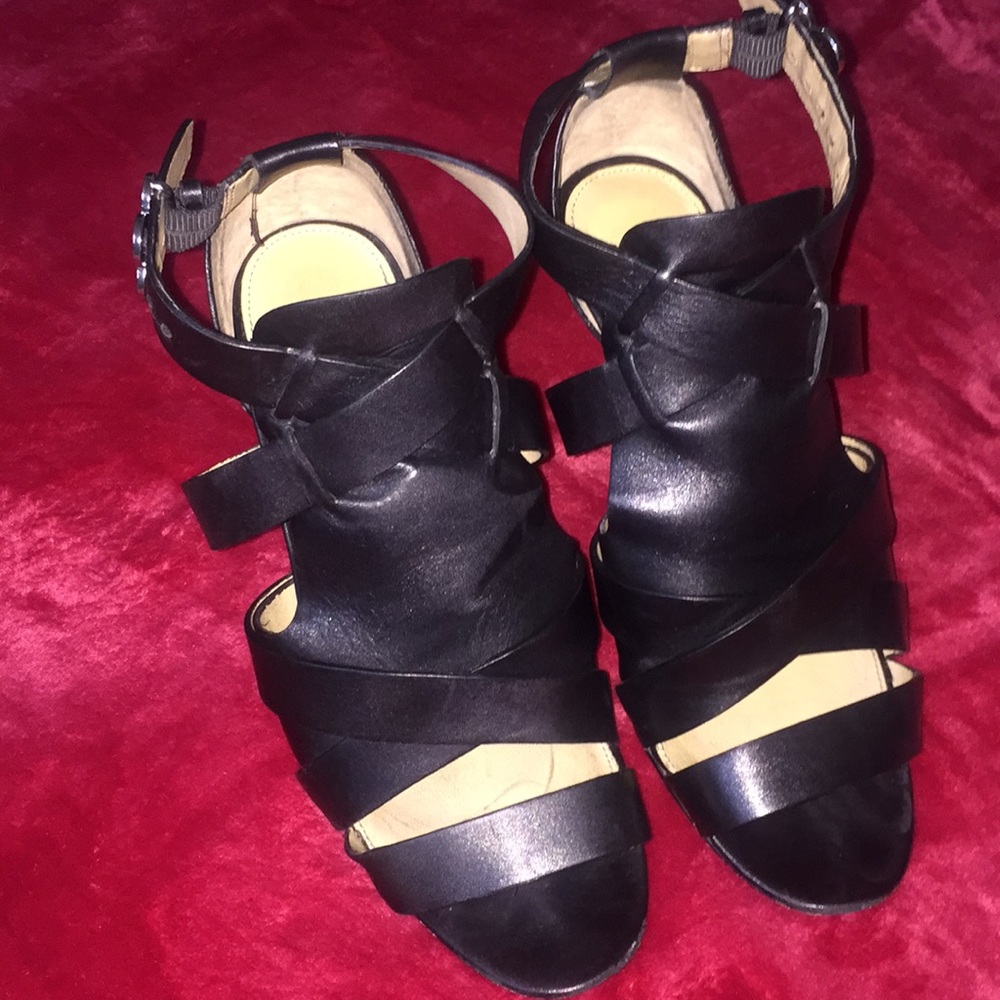 Coach leather sandals